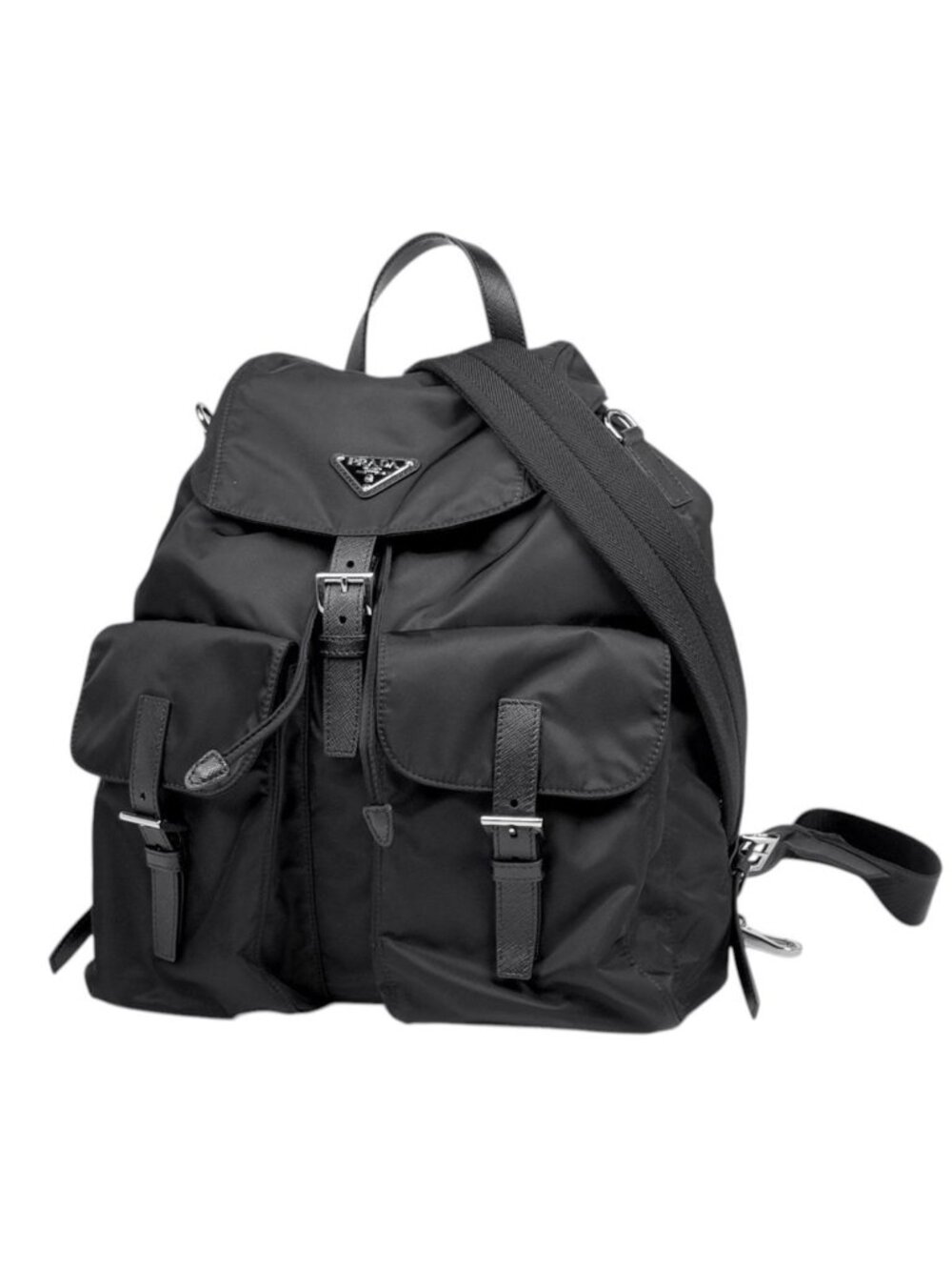 Prada Re-Nylon Backpack Nylon Nero